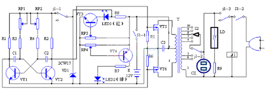 場效應(yīng)管逆變電路